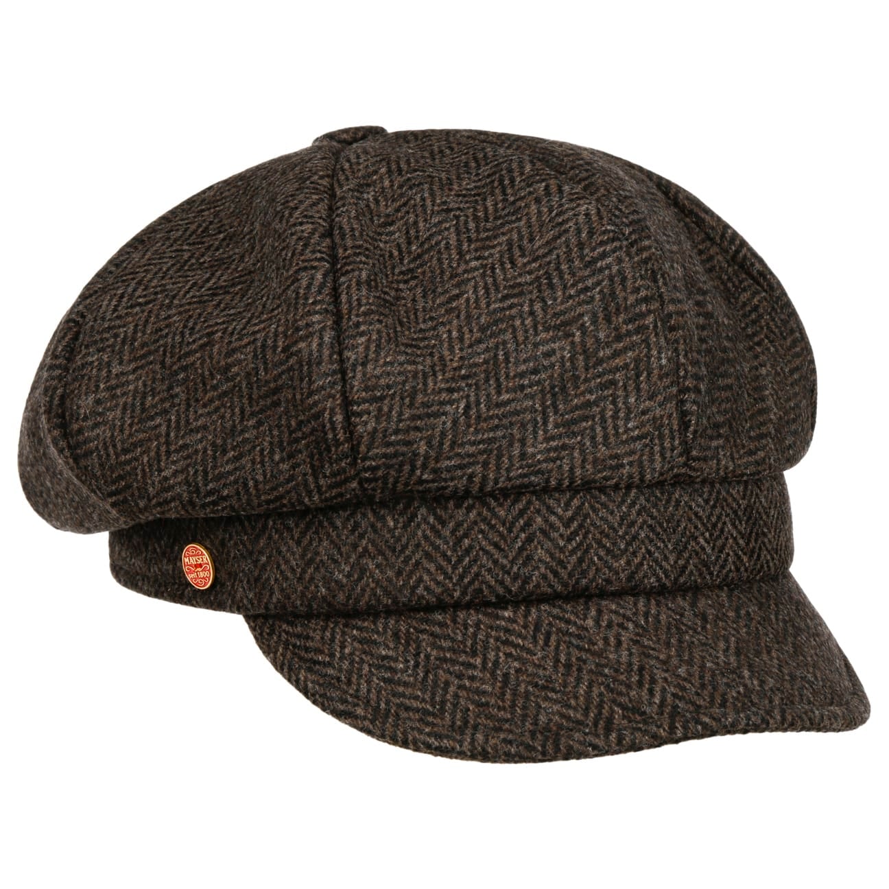 mayser-cia-classic-herringbone-ballonm-tze-mit-schirm image 1