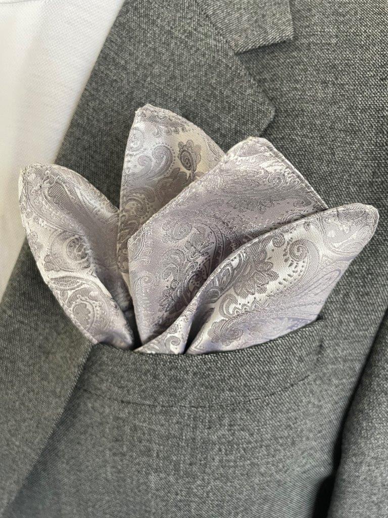 hemley-ziertuch-seide-paisley-silber-einstecktuch-30-x-30-cm image 1