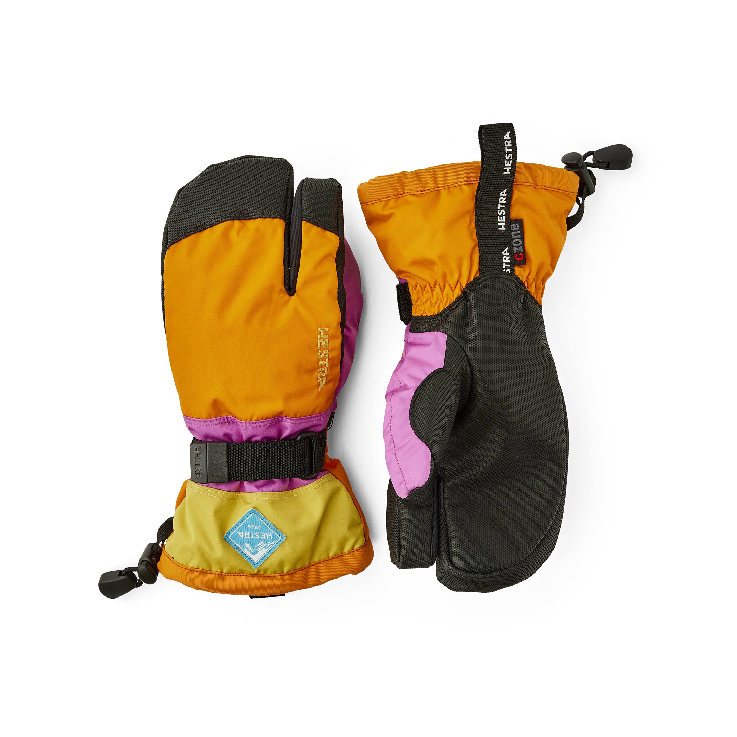hestra-gauntlet-czone-jr-3-finger-wasserdichter-kinder-skihandschuh-mit-czone-me image 1