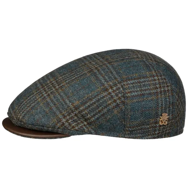 mayser-marzio-wool-flatcap-zechbauer-karo-schirmm-tze-schurwolle image 1