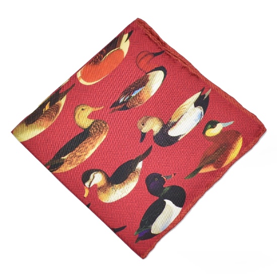 hemley-einstecktuch-seide-enten-weinrot-30-x-30-cm image 1
