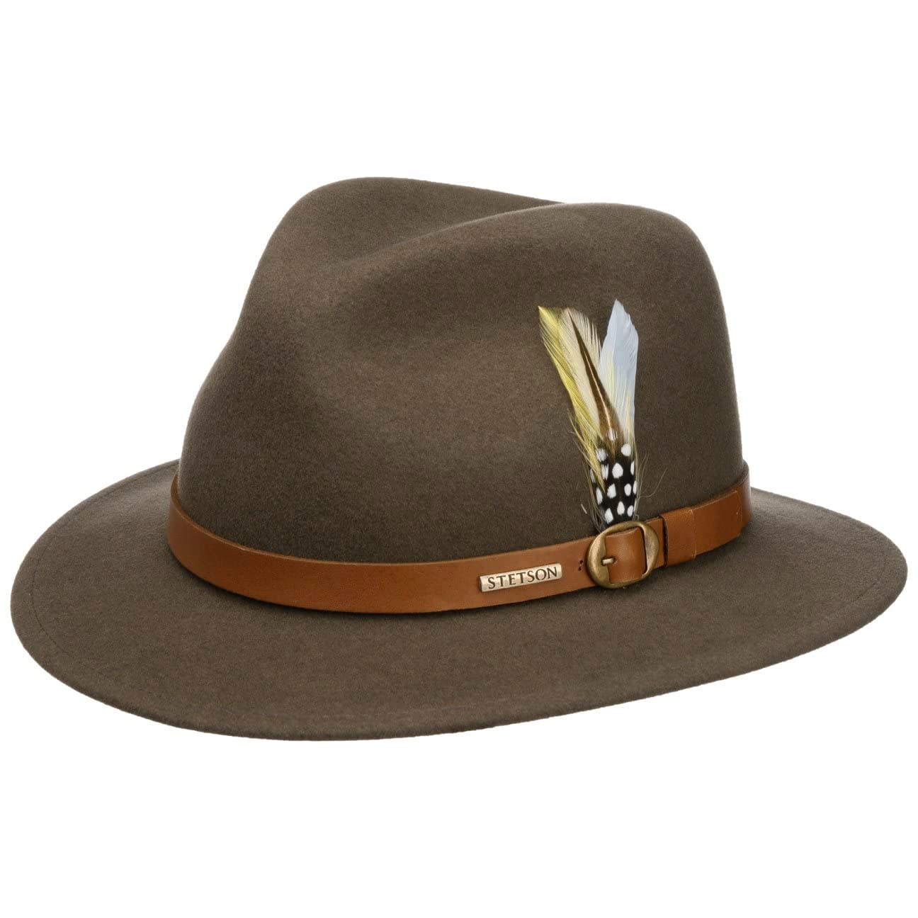 stetson-traveller-vitafelt-wollhut-mit-federn-outdoor-filzhut-made-in-usa image 1