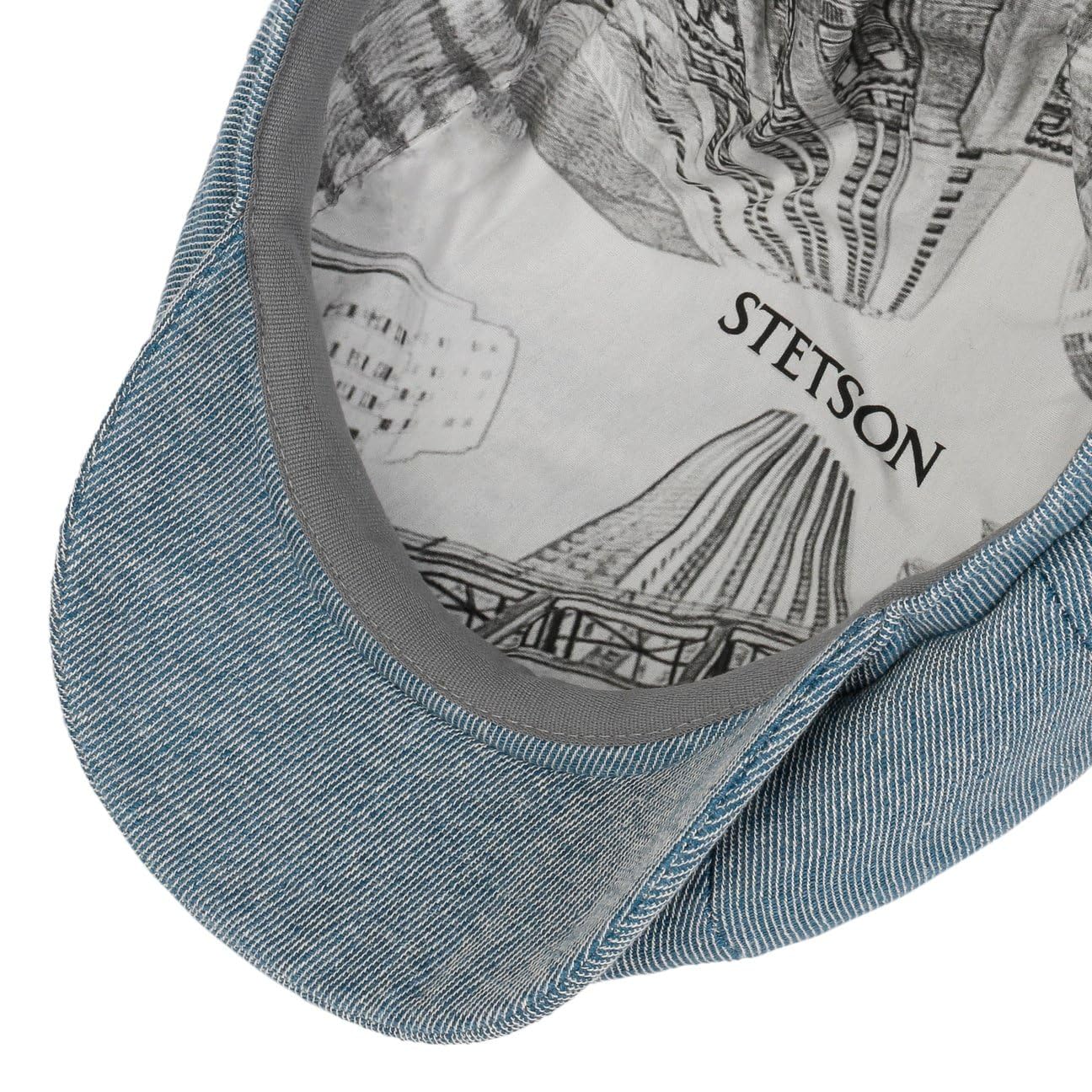 stetson-hatteras-twill-flatcap-leinen-baumwolle-herren image 4