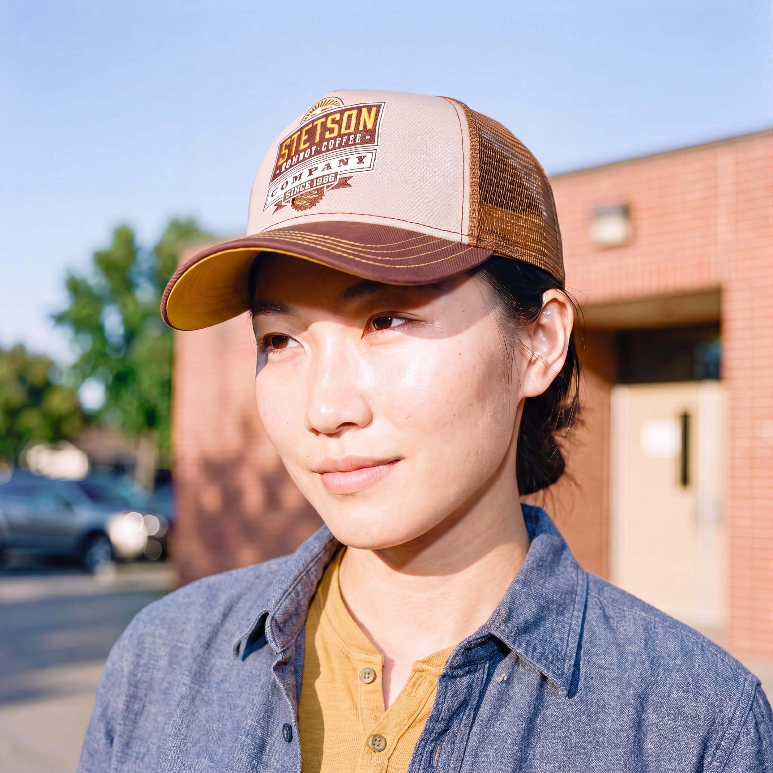 stetson-cowboy-coffee-truckercap-snapback-baumwolle-mesh-f-r-damen-und-herren image 2