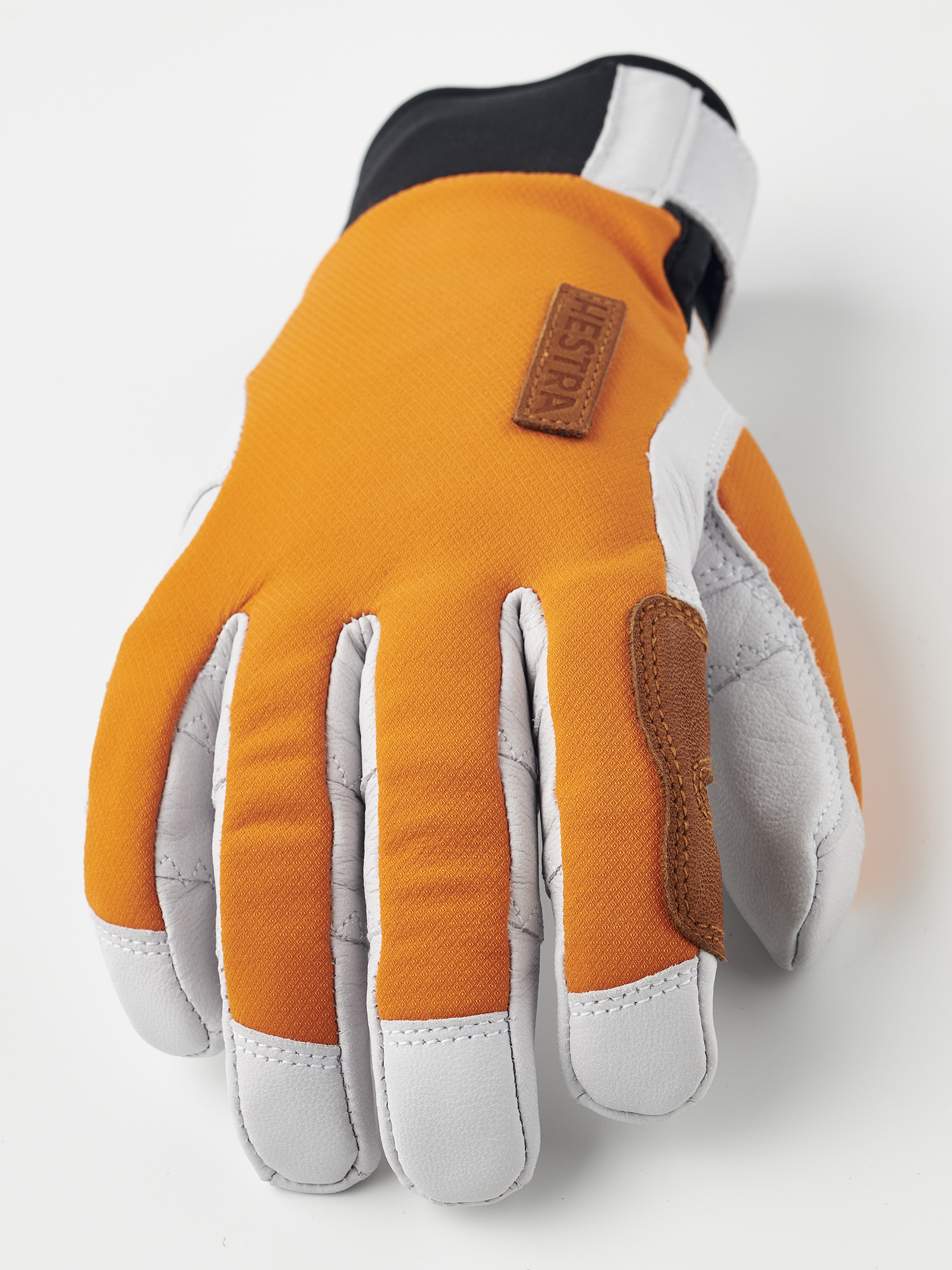 hestra-ergo-grip-active-wool-terry-5-finger-handschuhe-herren-ziegenleder image 3