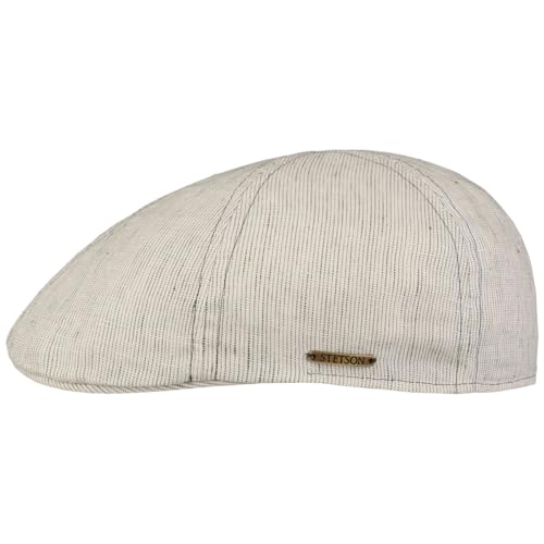 stetson-texas-stripe-flatcap-schirmm-tze-leinen-sommer-made-in-eu image 8