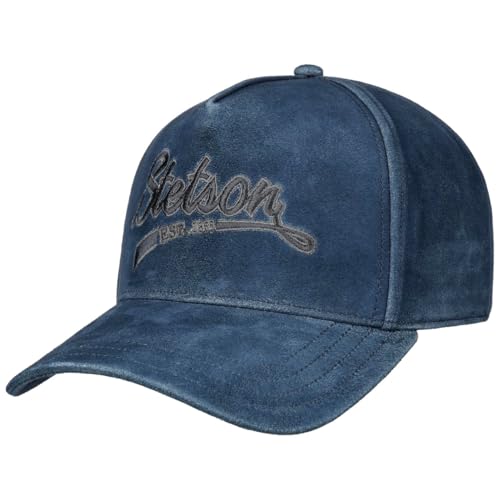 stetson-vintage-denim-blue-truckercap-leder-strapback-unisex image 8