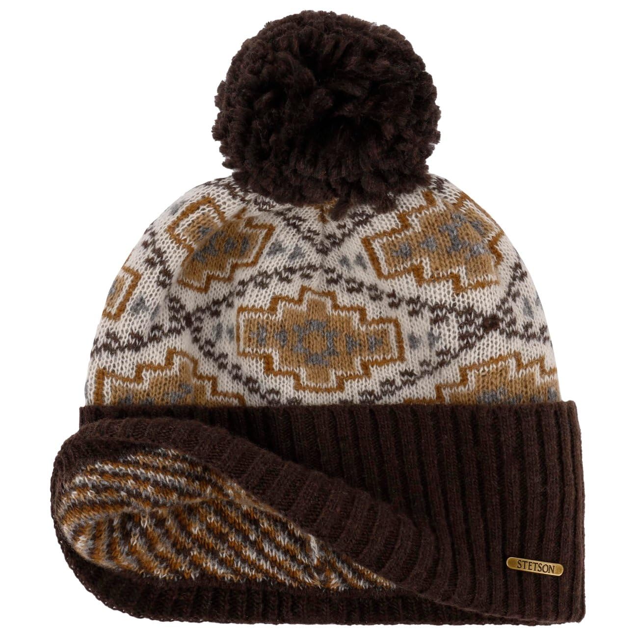 stetson-navajo-bommelm-tze-winterstrickm-tze-mit-pompon image 3