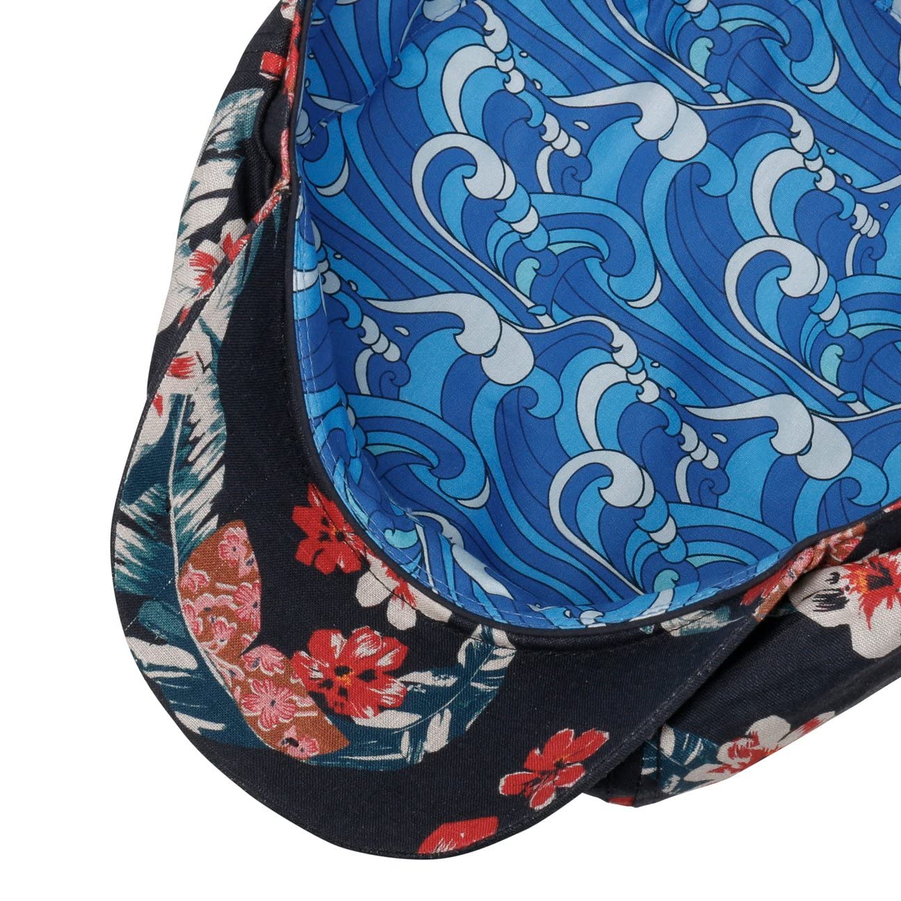stetson-hatteras-flowlin-flatcap-leinen-gemustert-herren-damen image 5