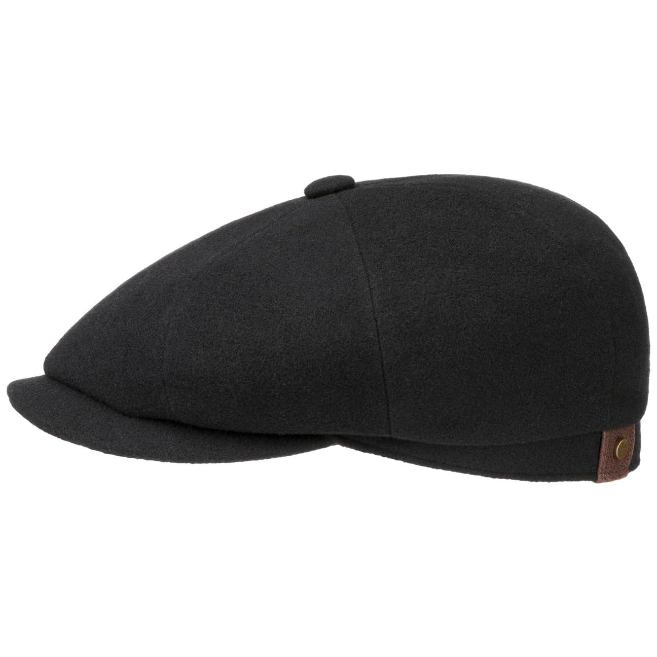 stetson-hatteras-noir-schirmm-tze-uni-meliert-f-r-damen-und-herren image 1