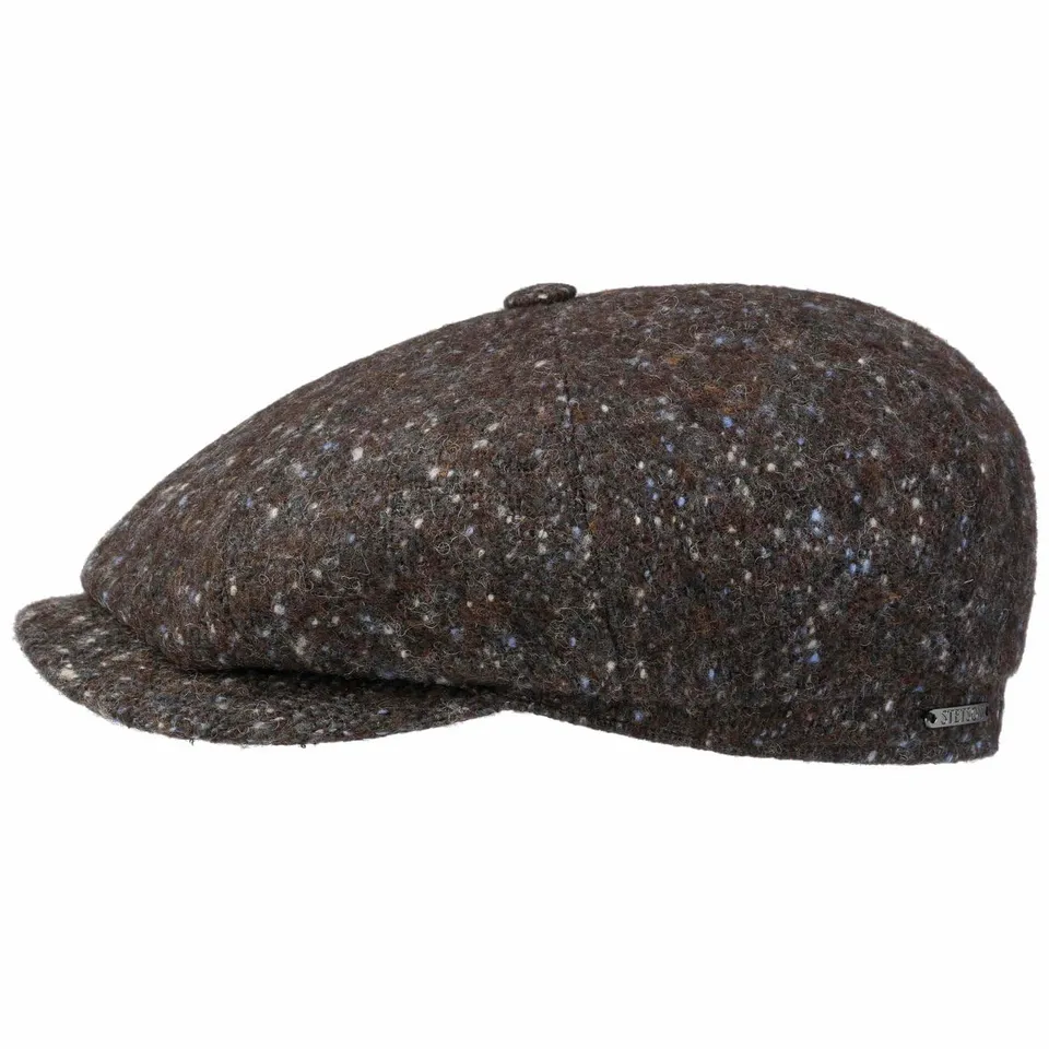 stetson-hatteras-newsboy-flatcap-schurwolle-meliert-made-in-eu image 1
