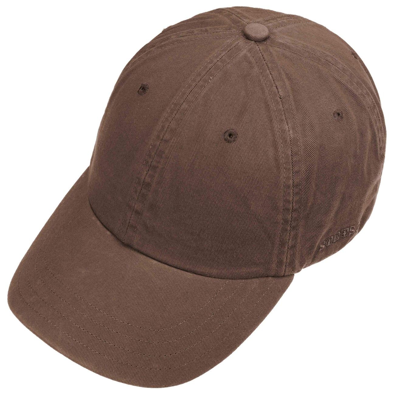 stetson-rector-baseballcap-baumwolle-uv-schutz-40-strapback-braun-one-size image 4