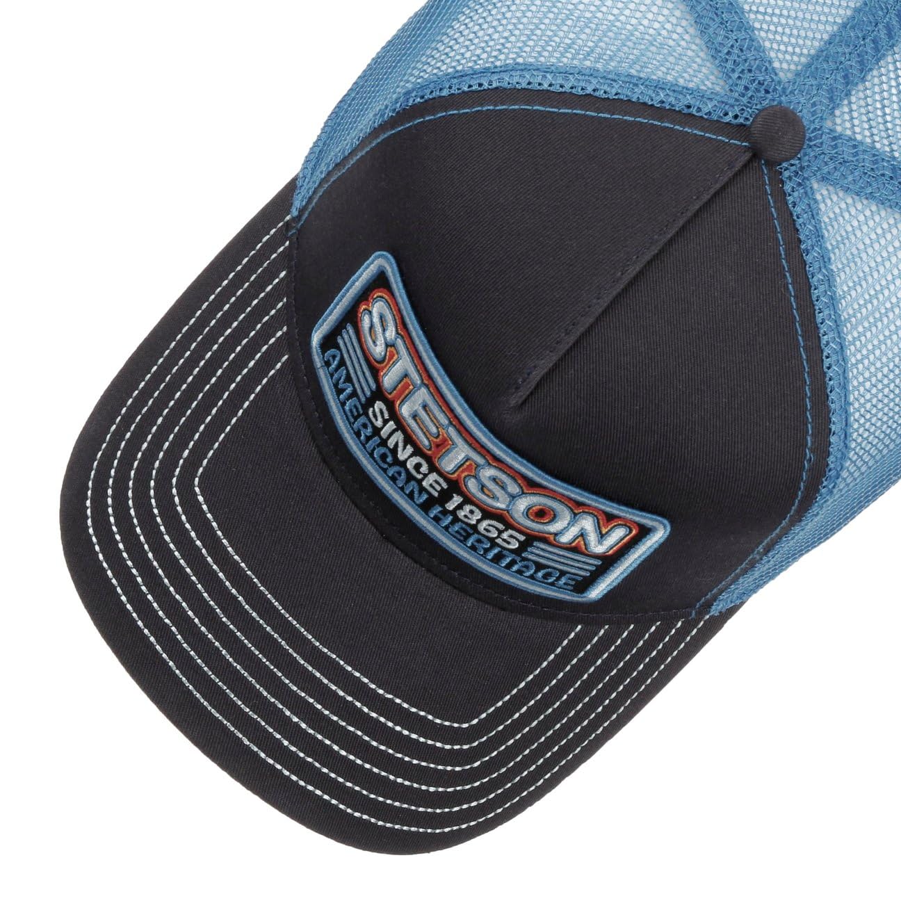stetson-american-heritage-trucker-snapback-cap-herren-sommer image 3