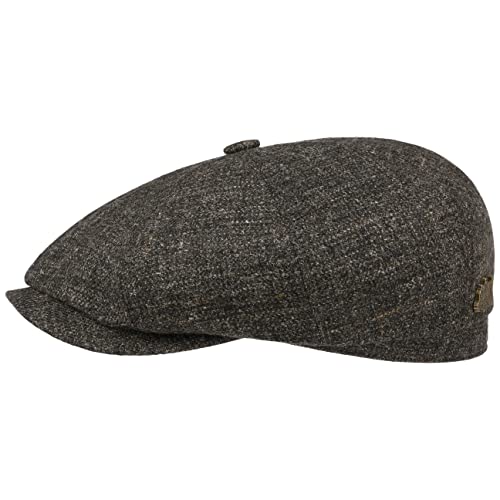 stetson-hatteras-since-1865-flatcap-grau-meliert-wollcap-herren image 5