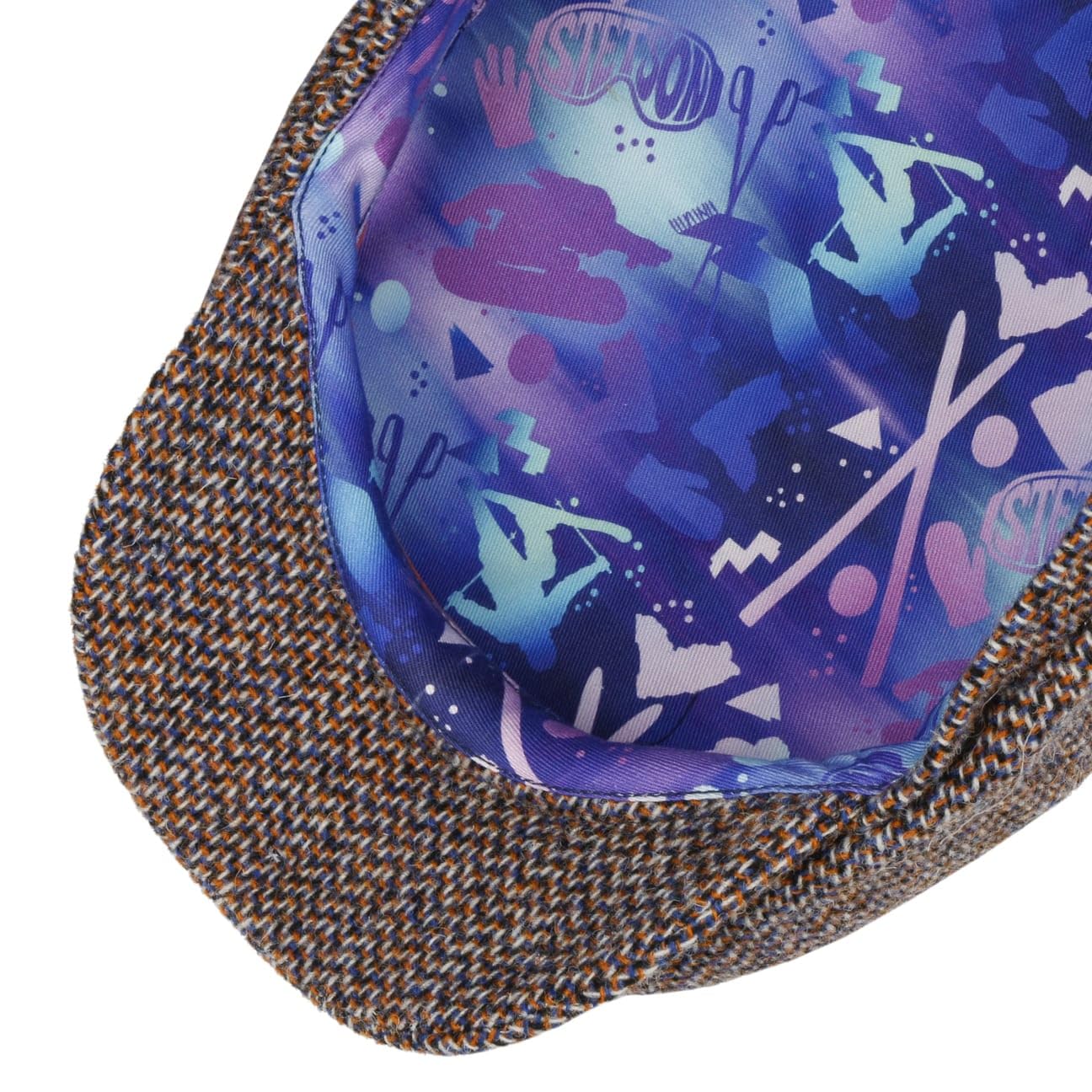 stetson-hatteras-flatcap-harris-tweed-schurwolle-herren-herbst-winter-made-in-eu image 4