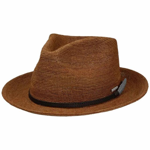 stetson-daleport-crochet-fedora-aus-raffia-stroh-herren image 1