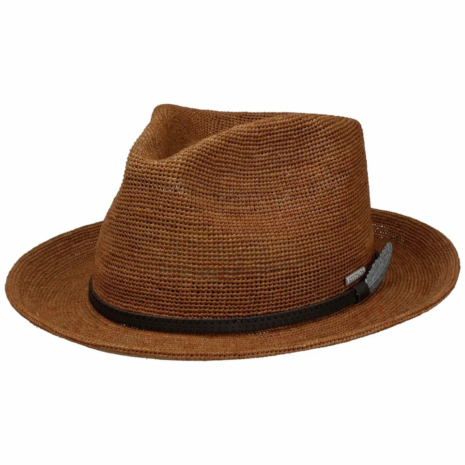 stetson-daleport-crochet-fedora-aus-raffia-stroh-herren image 1