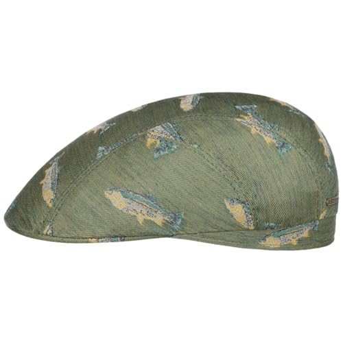 stetson-allover-fish-driver-flatcap-herren-baumwolle-made-in-germany image 5