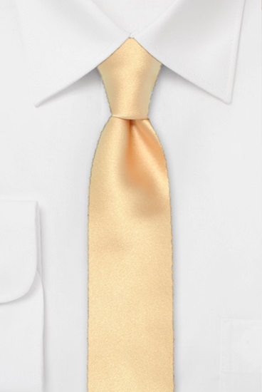 ascot-krawatte-uni-satin-helles-lachs image 1