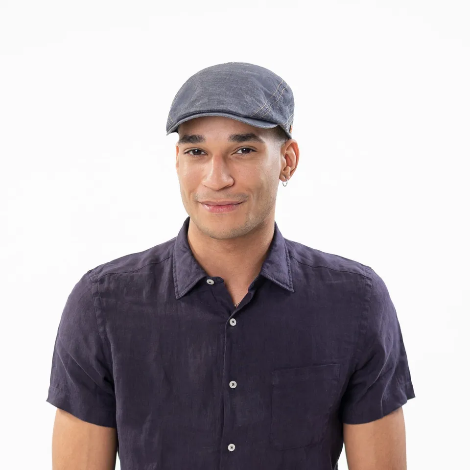 mayser-delian-uv-schutz-flatcap-aus-baumwolle-leinen image 1