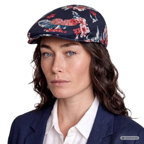 stetson-flowlin-flatcap-blumenprint-leinen-mehrfarbig-damen-herren image 8