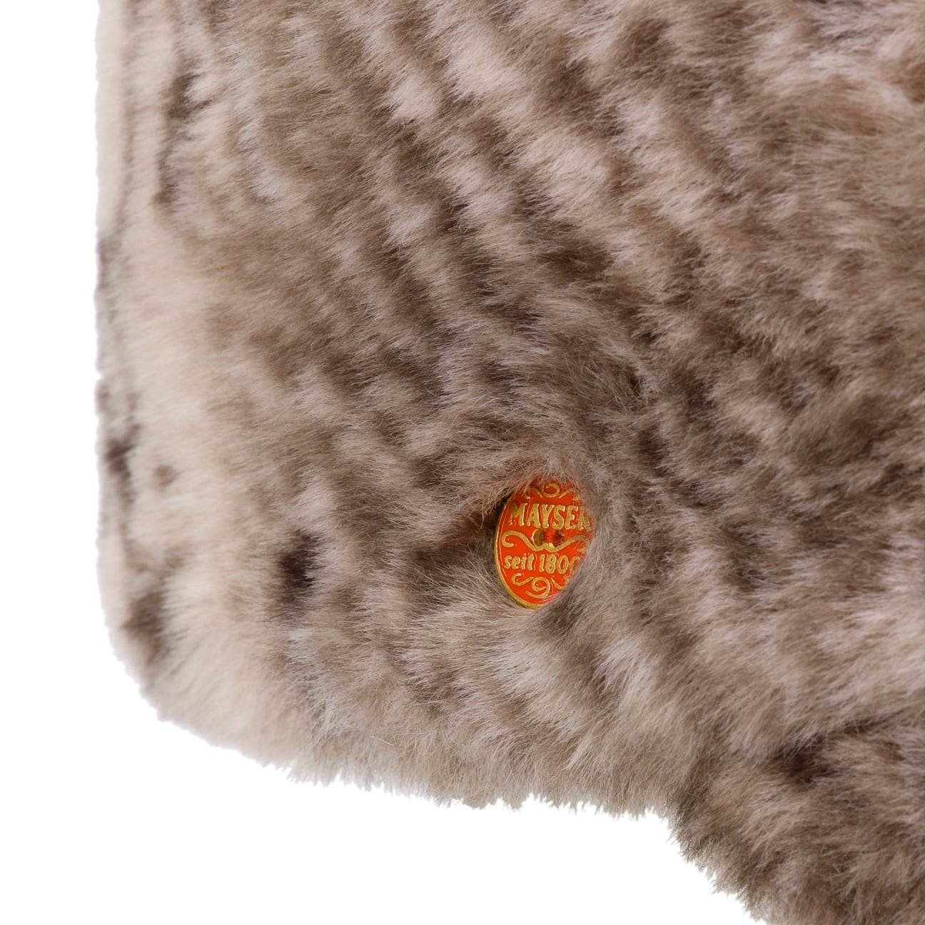 mayser-fijara-fake-fur-ballonm-tze-mit-schirm-tiermuster-rosa image 5
