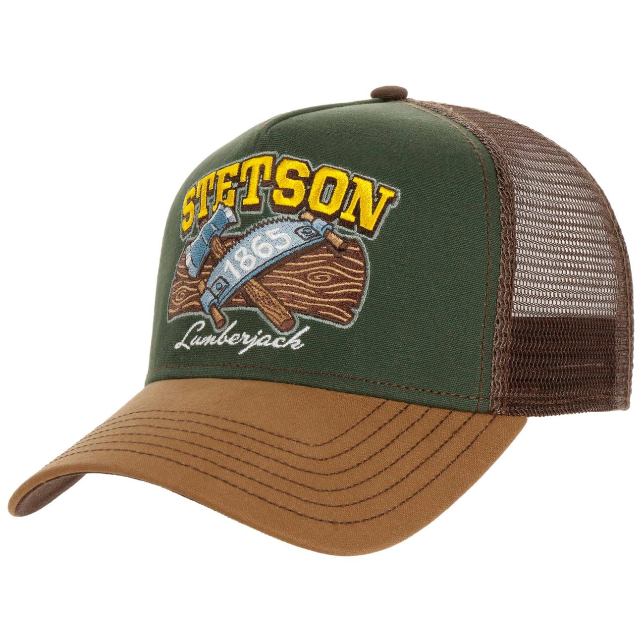 stetson-lumberjack-trucker-cap-mesh-verstellbar-mehrfarbig image 1