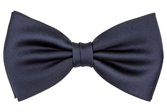 ascot-schleife-uni-satin-marine-form-wien-6-cm image 1
