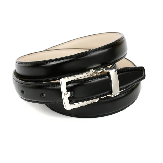 anthoni-crown-14v010-dameng-rtel-2-0-cm-leder-schwarz-silberfarbene-schlie-e image 1