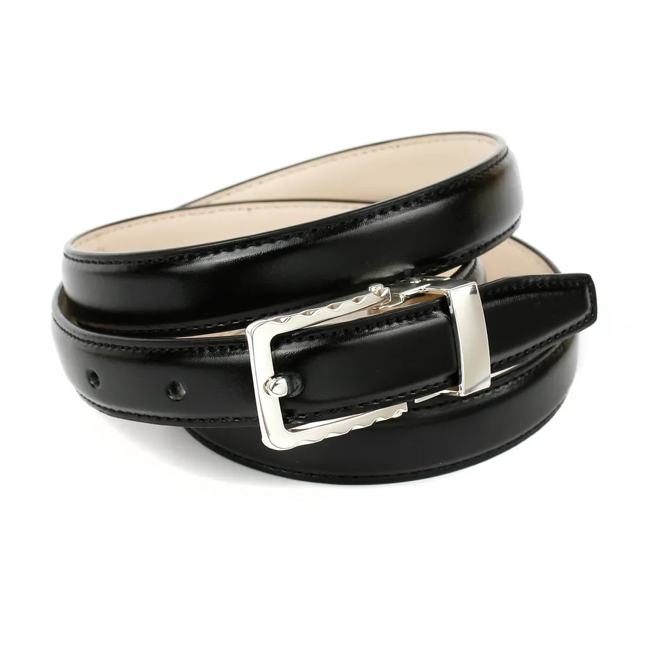 anthoni-crown-14v010-dameng-rtel-2-0-cm-leder-schwarz-silberfarbene-schlie-e image 1