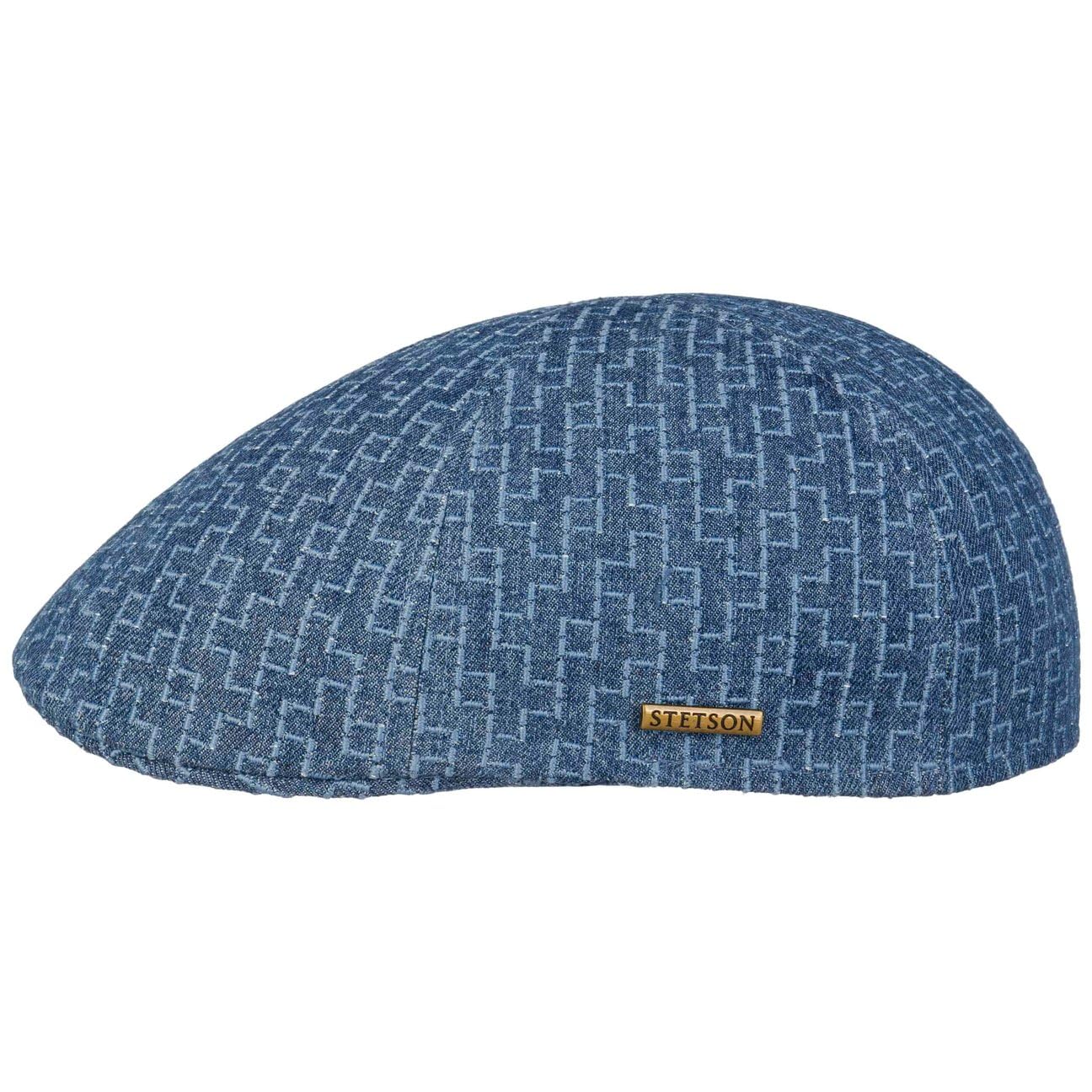 stetson-texas-schirmm-tze-denim-flatcap-mit-stickerei-herren image 1
