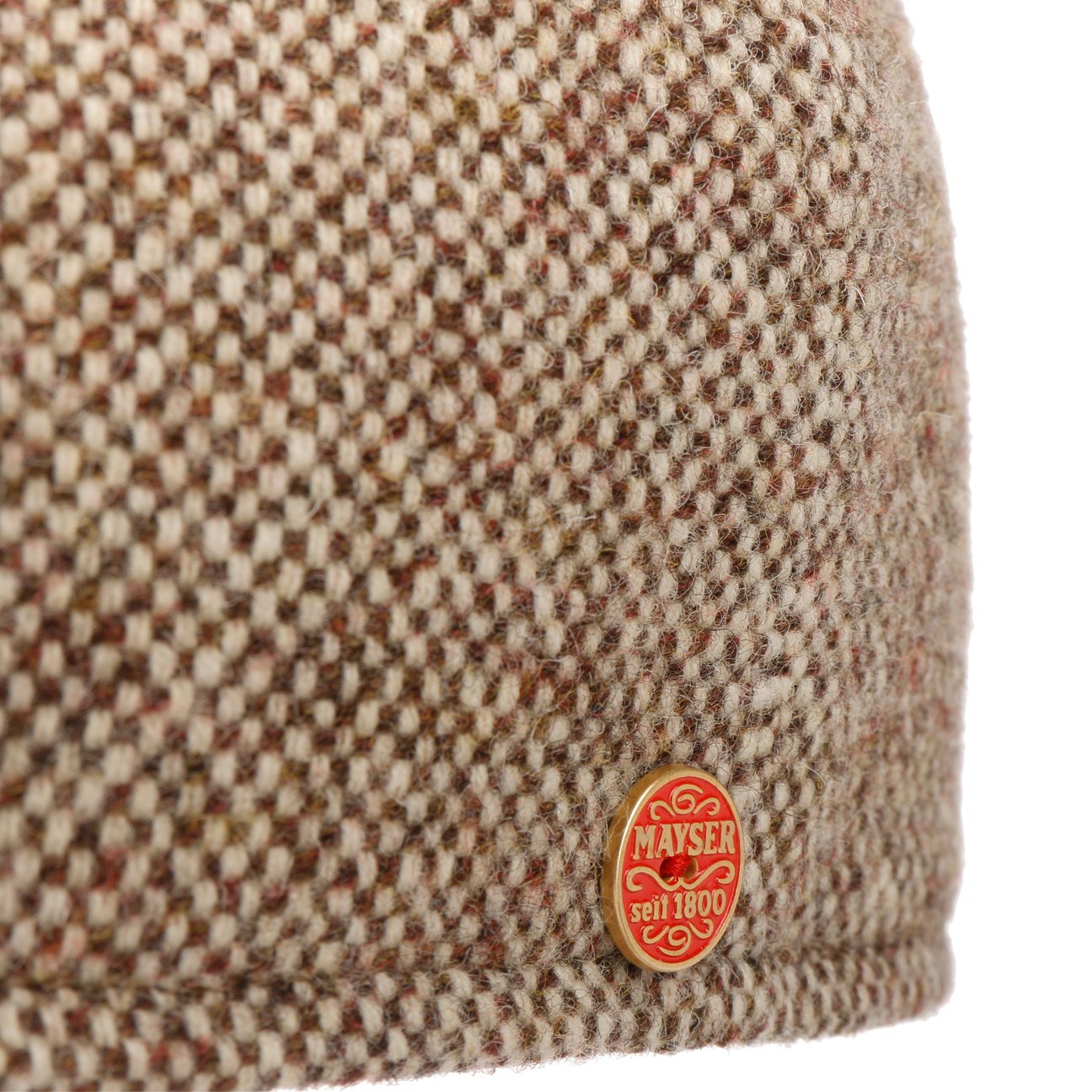 mayser-classic-tweed-flatcap-woll-flatcap-mit-baumwollfutter image 5
