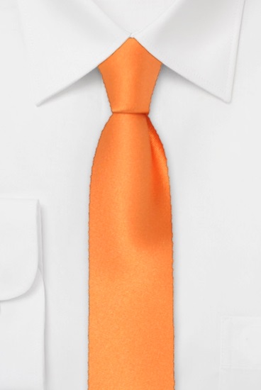 ascot-seidenkrawatte-uni-orange-7-5-cm-x-150-cm image 1