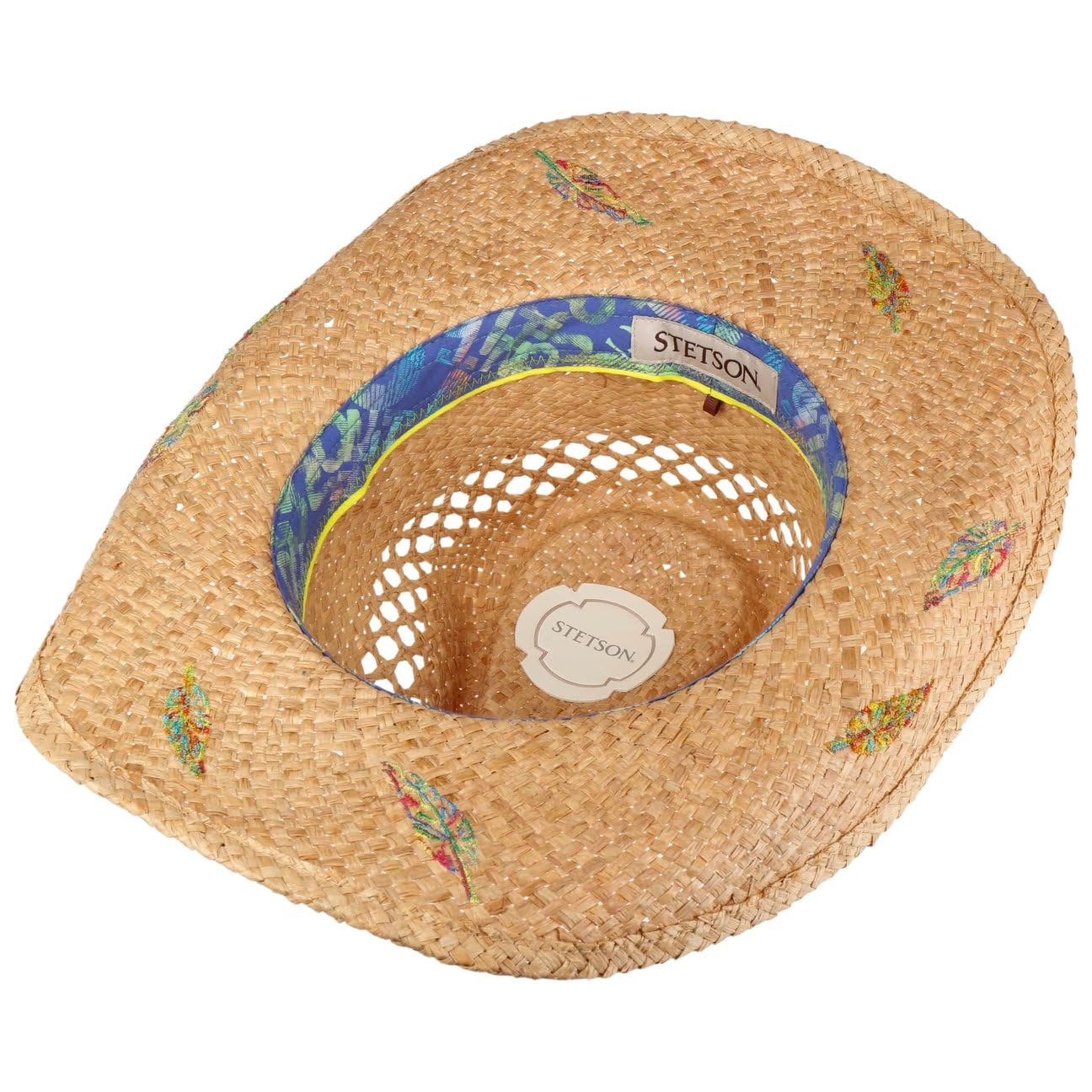 stetson-westernhut-raffiahut-cowboy-strohhut-mit-lochmuster-damen image 3