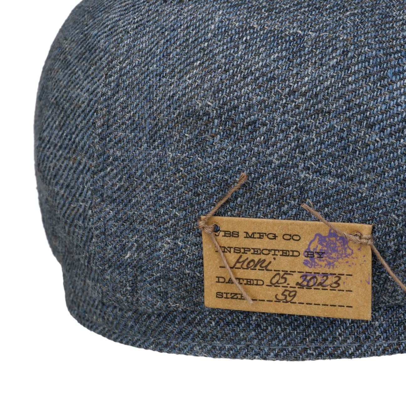 stetson-hatteras-inspection-tag-flatcap-leinen-baumwolle image 6