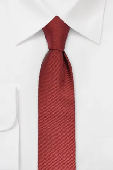 ascot-krawatte-uni-rips-bordeaux-7-5-x-150-cm-seide image 1