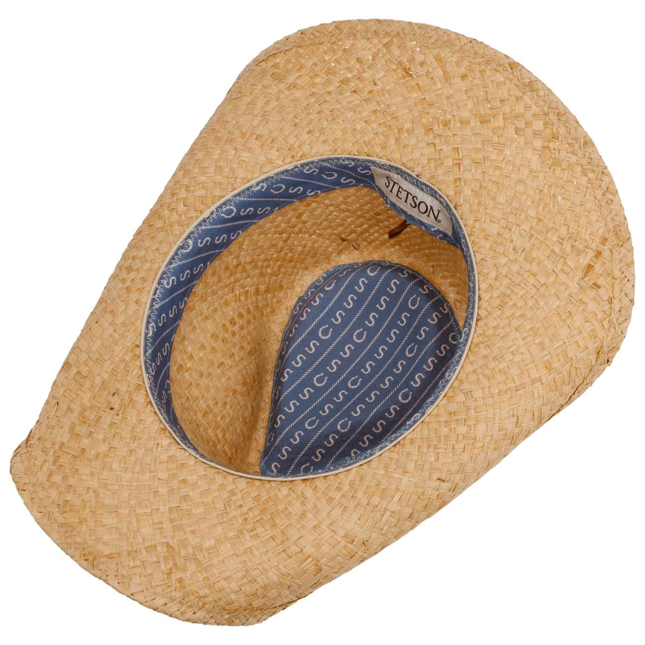 stetson-fair-oaks-western-strohhut-raffia-lederband image 3