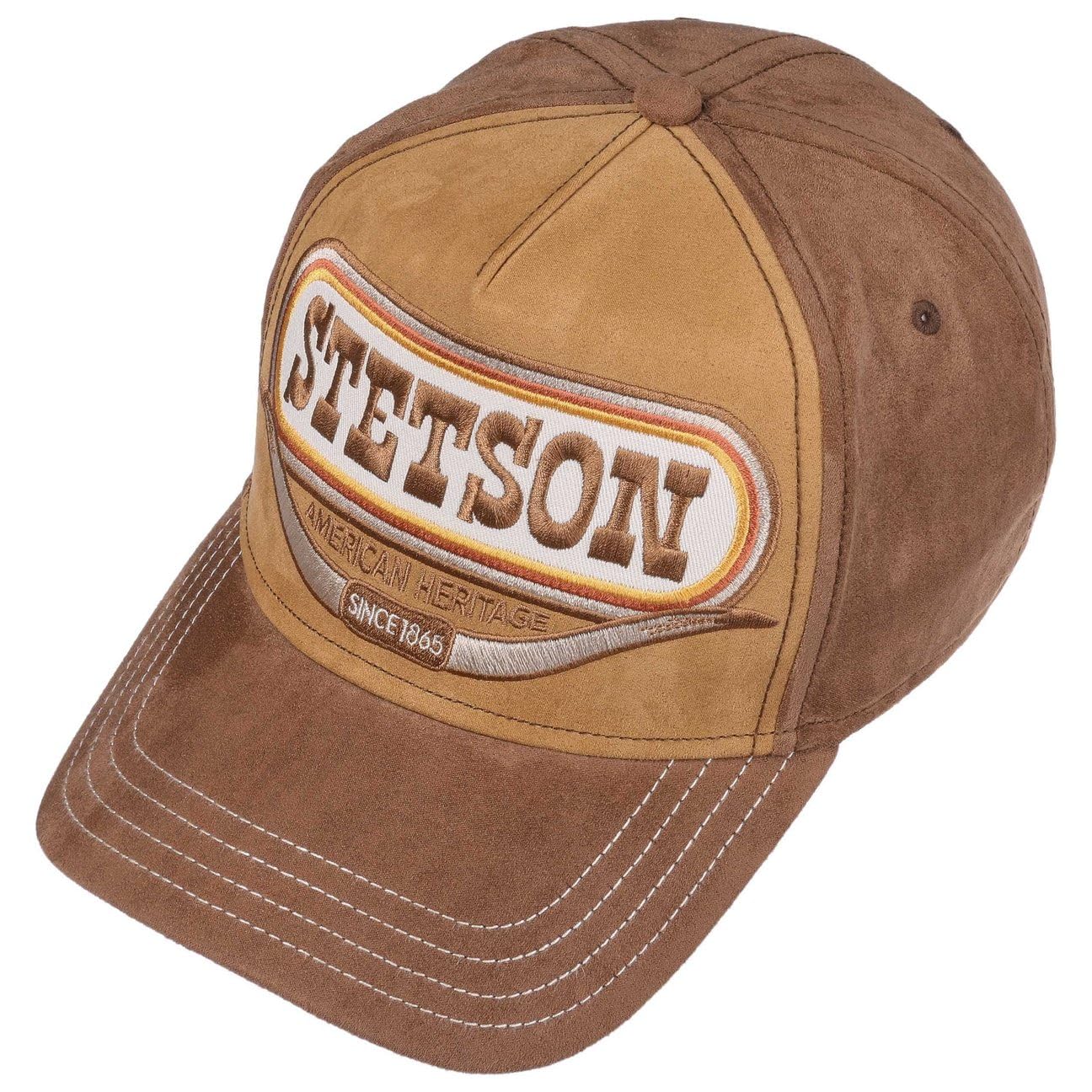 stetson-buffalo-horn-cap-herren-snapback-basecap-velour-mit-markenschriftzug image 3