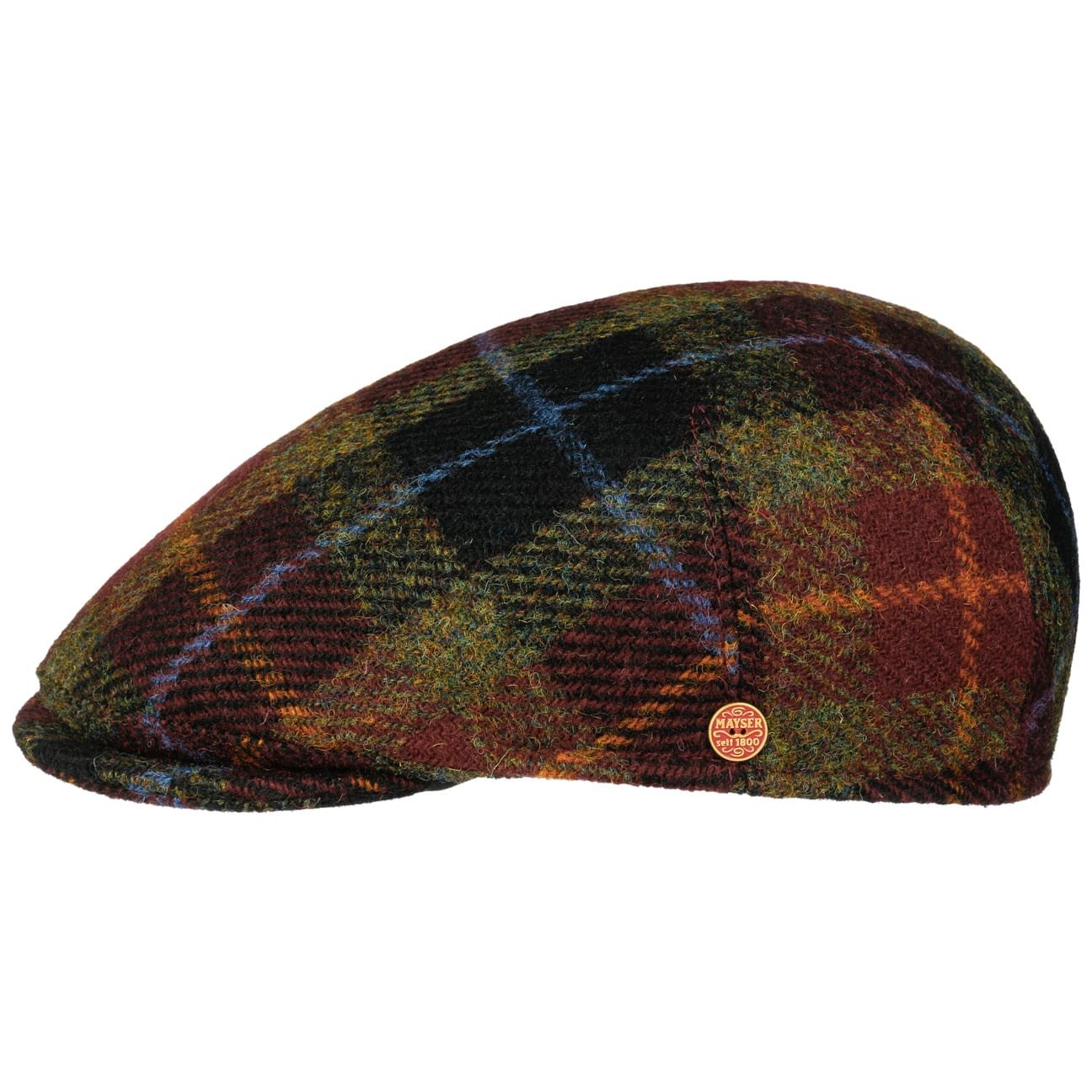 mayser-sidney-harris-tweed-flatcap-aus-schurwolle-mit-karo image 2