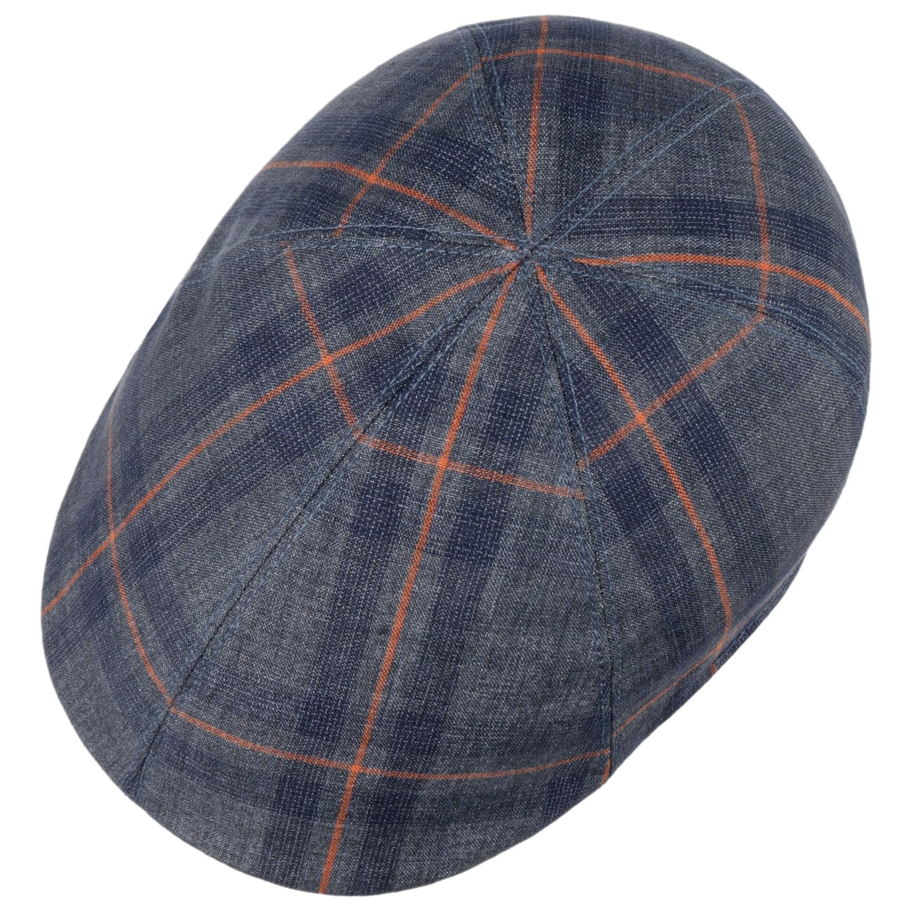 mayser-paddy-kampen-leinen-flatcap-mit-karomuster image 3