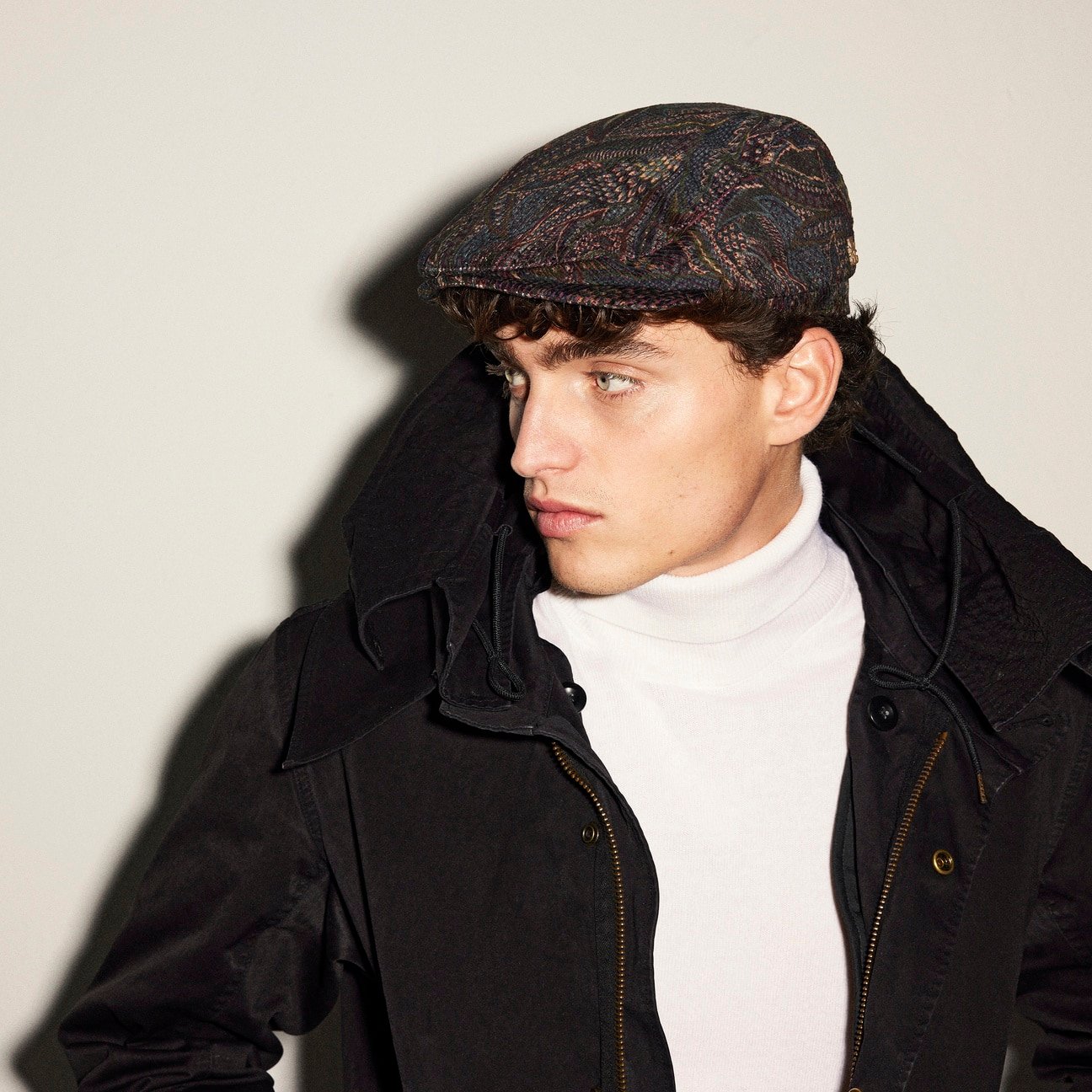 mayser-zechbauer-cord-paisley-flatcap-schieberm-tze-f-r-herren image 1