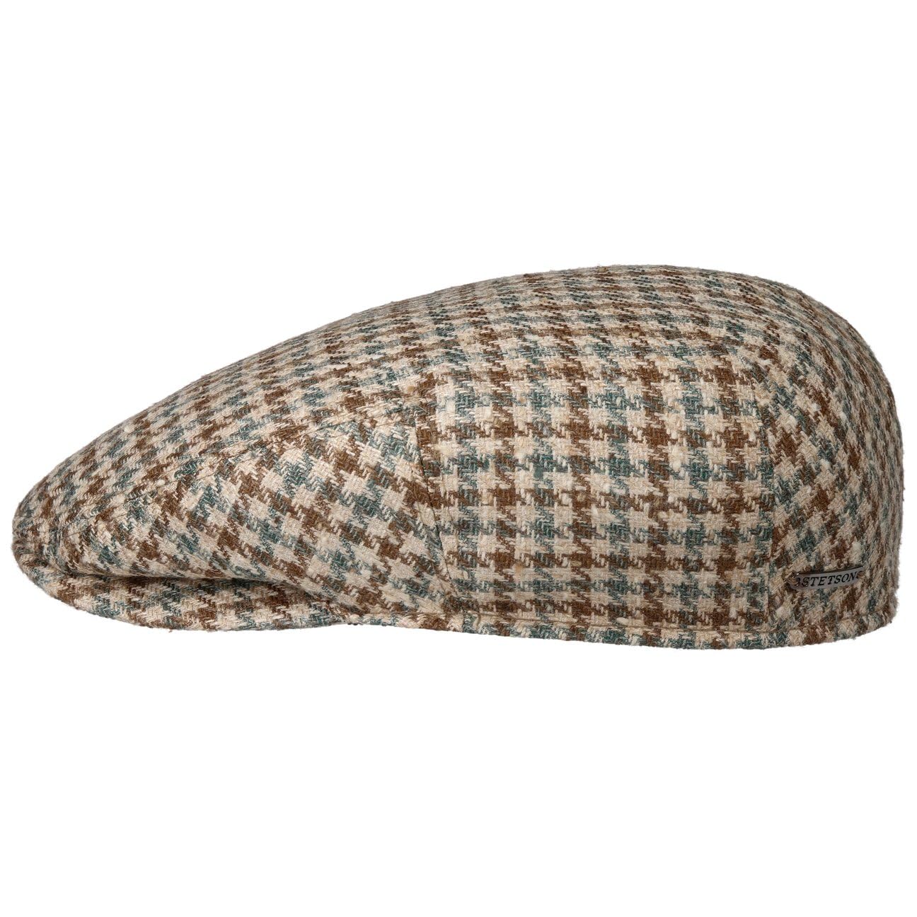 stetson-kent-tricolour-houndstooth-flatcap-seide-schurwolle-kariert image 6
