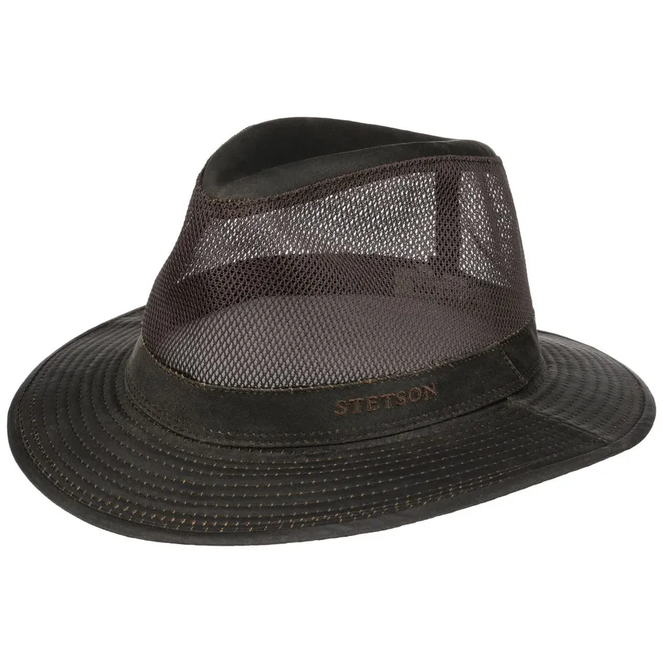 stetson-vented-crown-traveller-stoffhut-sommerhut-aus-baumwolle image 1
