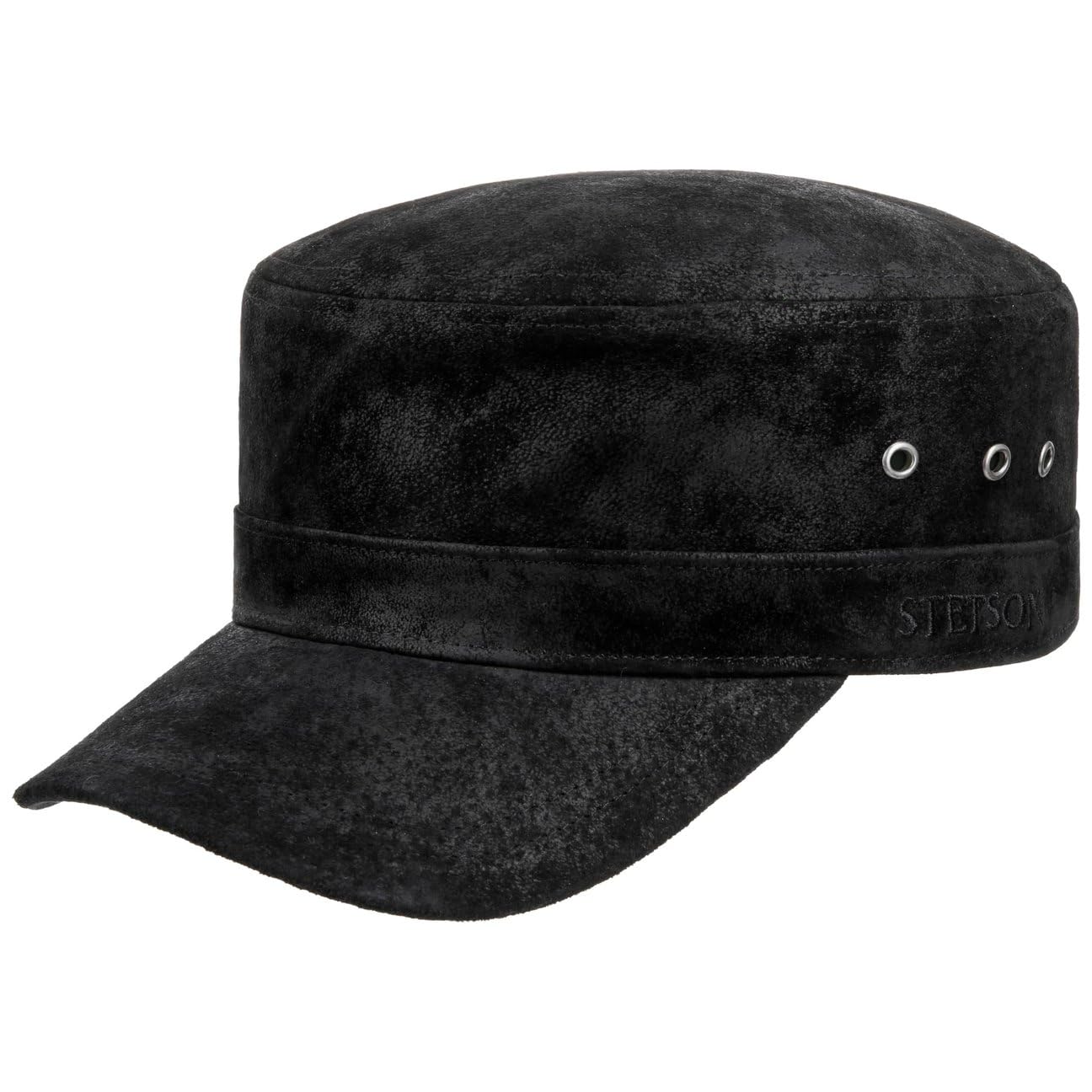 stetson-raymore-pigskin-army-cap-military-echt-schweinsleder-verstellbar image 1