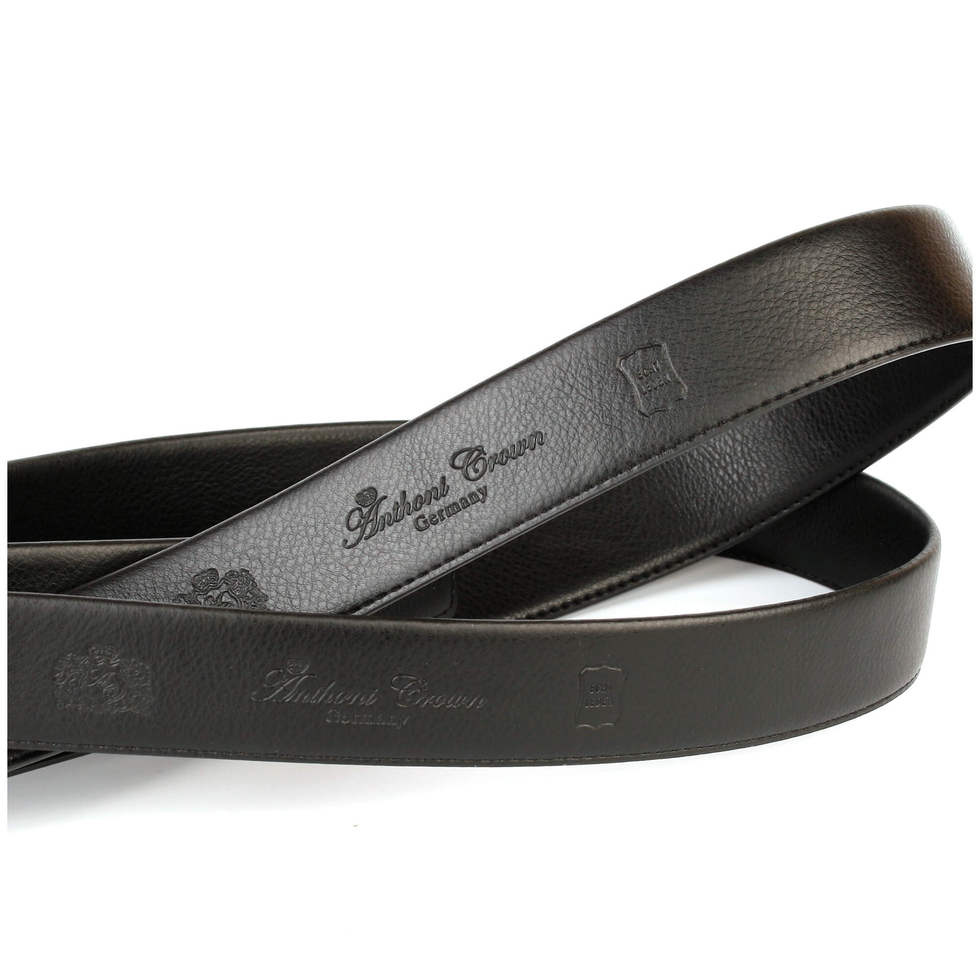 anthoni-crown-37t10c-herren-business-g-rtel-rindleder-schwarz-automatik-3-5-cm image 2