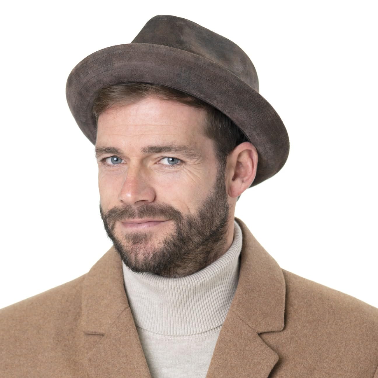 stetson-stratoliner-radcliff-player-lederhut-pork-pie-leder-fedora-ledertrilby-b image 3