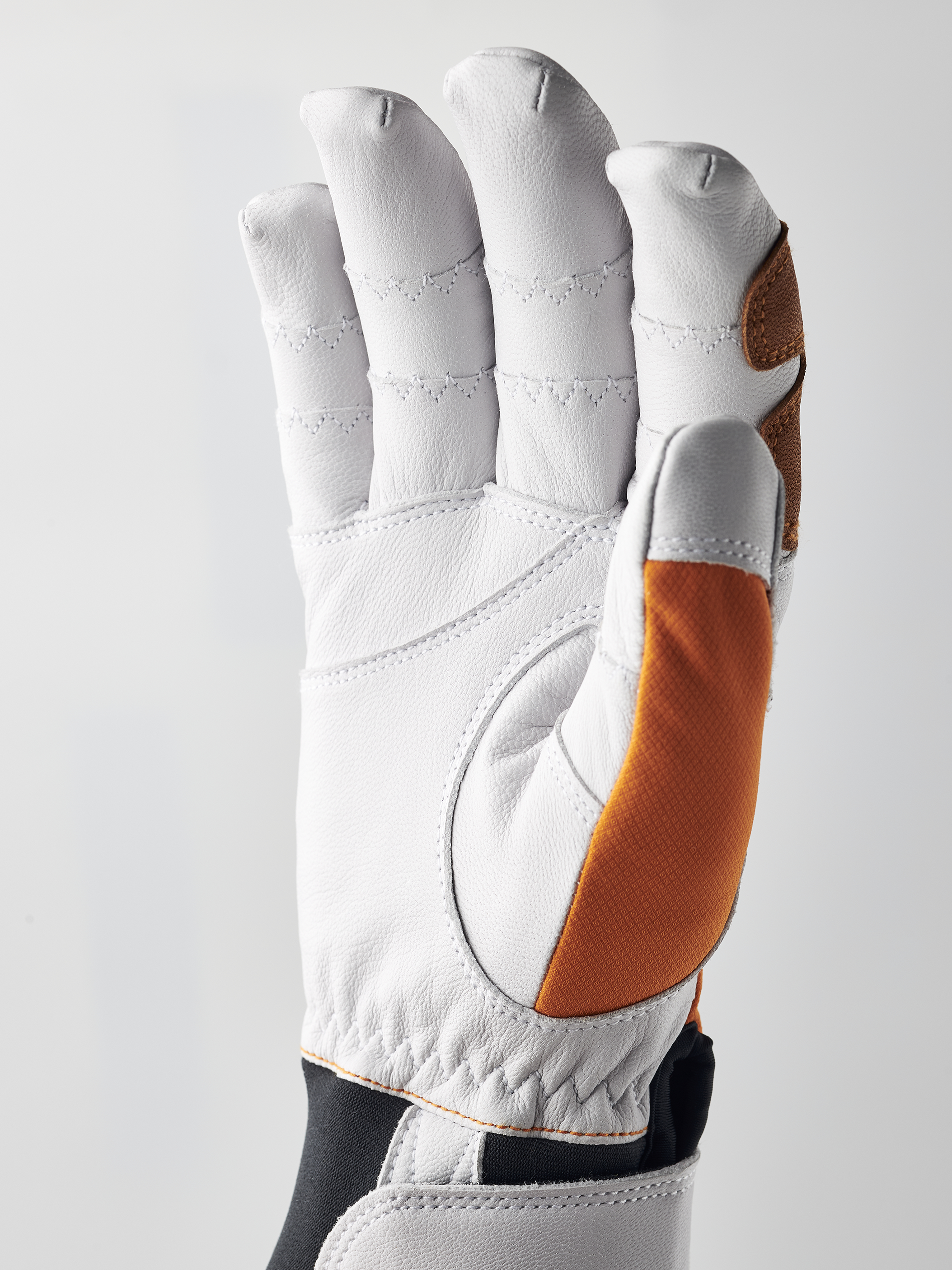 hestra-ergo-grip-active-wool-terry-5-finger-handschuhe-herren-ziegenleder image 2