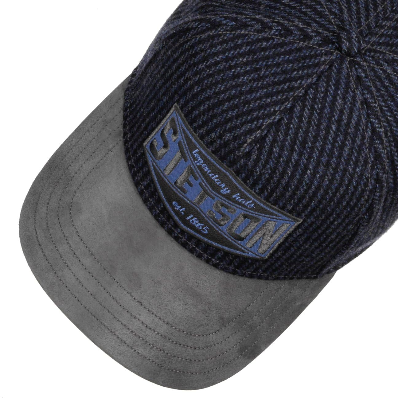 stetson-goat-suede-peak-wollcap-5-panel-herren-sommer-winter image 3