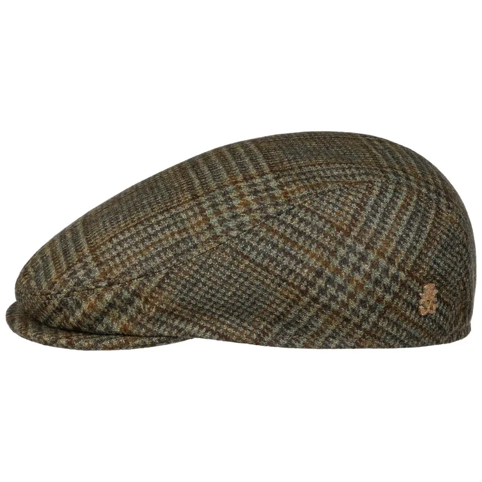 mayser-timon-virgin-wool-flatcap-karo-herren image 1