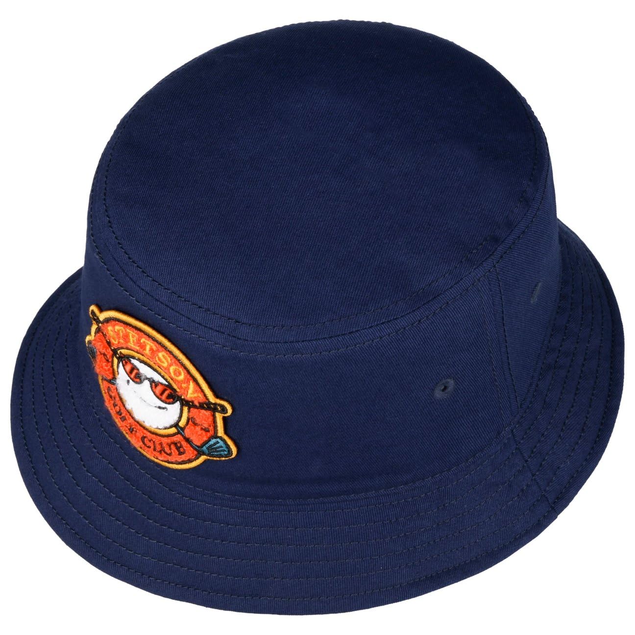 stetson-golf-club-bucket-hat-stoffhut-mit-golfball-patch-damen-und-herren image 3